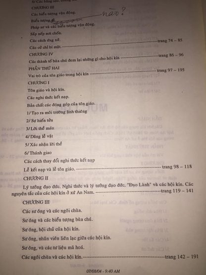 Hội Kín Ở Xứ An Nam - Georges Coulet (Bản Dịch Chuẩn Trương Minh Hiển) - Hình ảnh 5