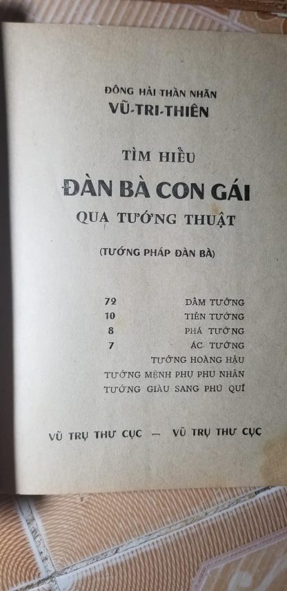 Tìm Hiểu Đàn Bà Con Gái Qua Tướng Thuật - Vu Tri Thiên - Hình ảnh 2