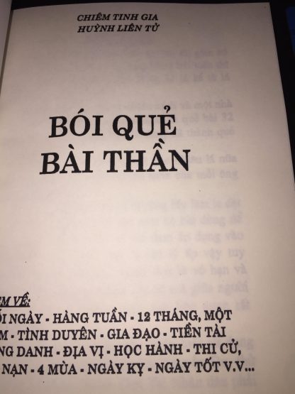 Bói Quẻ Bài Thần - Huỳnh Liên Tử - Hình ảnh 3