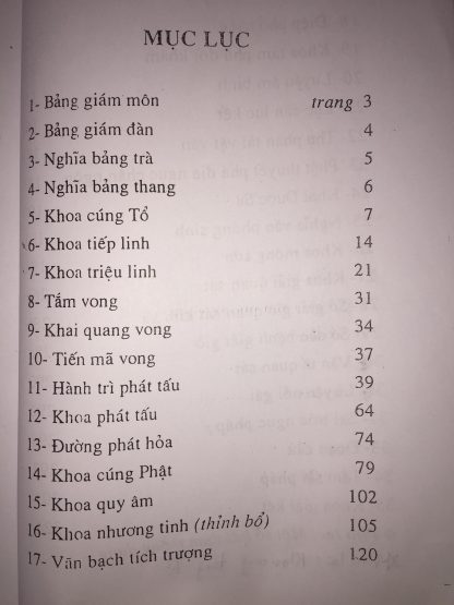 Khai Cúng Tổng Khoa (Khoa Cúng Tổng Hợp) - Hình ảnh 2