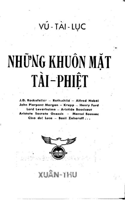 Những Khuôn Mặt Tài Phiệt - Vũ Tài Lục - Hình ảnh 2