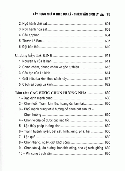 Xây Dựng Nhà Ở Theo Địa Lý Thiên Văn Dịch Lý - Trần Văn Tam - Hình ảnh 13