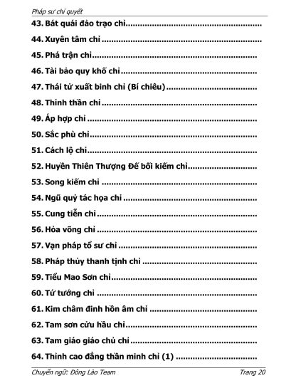 Pháp Sư Chỉ Quyết (Bắt Ấn Phái Mao Sơn) - Gia Cát Lăng - Hình ảnh 9