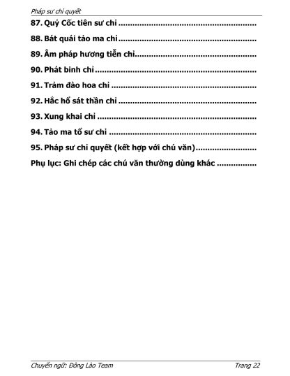Pháp Sư Chỉ Quyết (Bắt Ấn Phái Mao Sơn) - Gia Cát Lăng - Hình ảnh 11