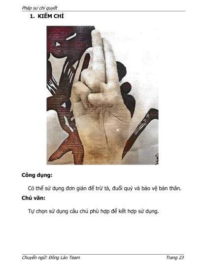 Pháp Sư Chỉ Quyết (Bắt Ấn Phái Mao Sơn) - Gia Cát Lăng - Hình ảnh 6