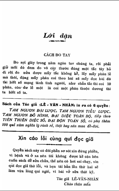 Đại Độn Toán Số (Coi Việc Xuất Hành Đi Xa Kiết Hung) - Lê Văn Nhàn - Hình ảnh 6