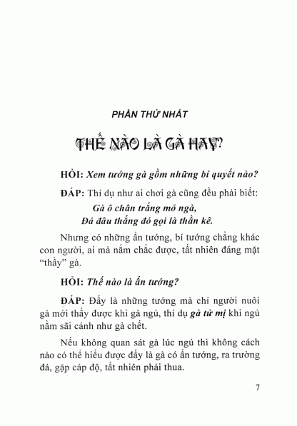 Bí Truyền Về Cách Chọn Và Nuôi Gà Đá Gà Chọi - Mạnh Thắng - Hình ảnh 5