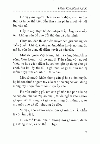 Bí Truyền Về Cách Chọn Và Nuôi Gà Đá Gà Chọi - Mạnh Thắng - Hình ảnh 6