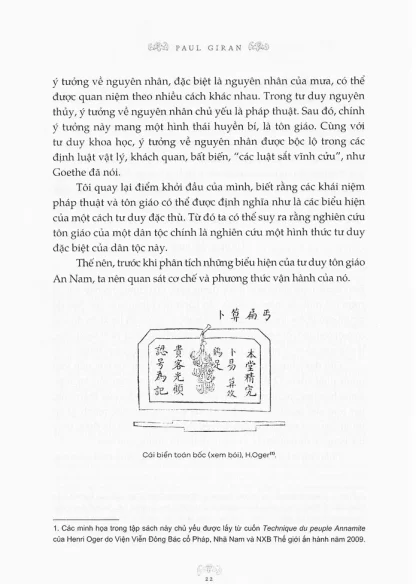 Phù Thuật Và Tín Ngưỡng An Nam - Paul Giran - Hình ảnh 2