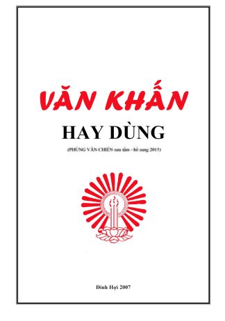 Văn Khấn Hay Dùng (Lễ Bốc Bát Hương Thay Bàn Thờ) - Phùng Văn Chiến