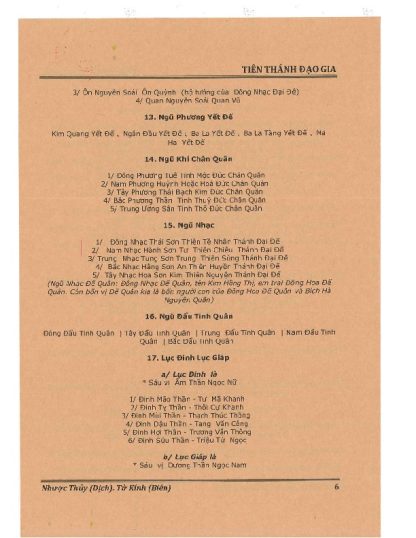 Phả Hệ Tiên Thánh Đạo Giáo (Danh Sách Tiên Thánh Đạo Gia) - Nguyễn Tử Kính - Hình ảnh 4