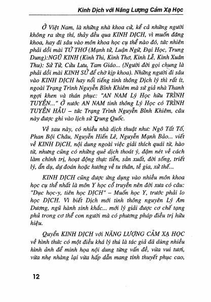 Kinh Dịch Với Năng Lượng Cảm Xạ Học - Dư Quang Châu - Hình ảnh 6
