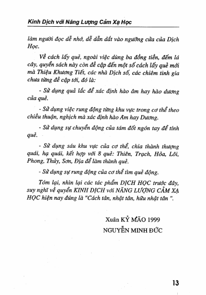 Kinh Dịch Với Năng Lượng Cảm Xạ Học - Dư Quang Châu - Hình ảnh 7