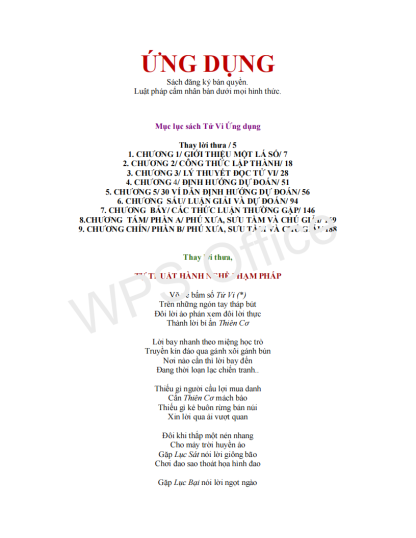 Tử Vi Ứng Dụng Phong Thủy Ứng Dụng BNN Giải Mã Ma Trận 384 – Nguyễn Nguyên Bảy - Hình ảnh 3