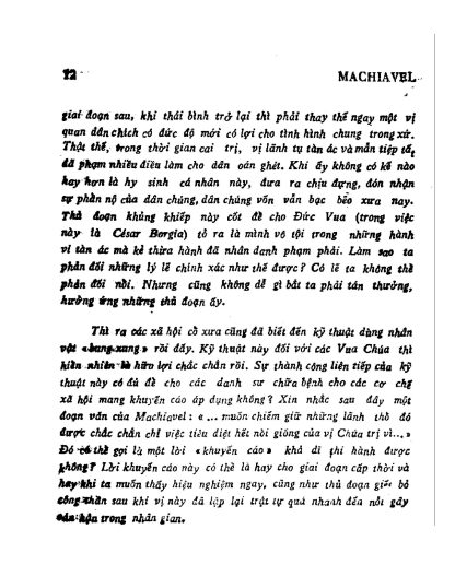 Quân Vương-Thuật Trị Dân (NXB Quán Văn 1971) - Niccolò Machiavel, 192 Trang - Hình ảnh 7