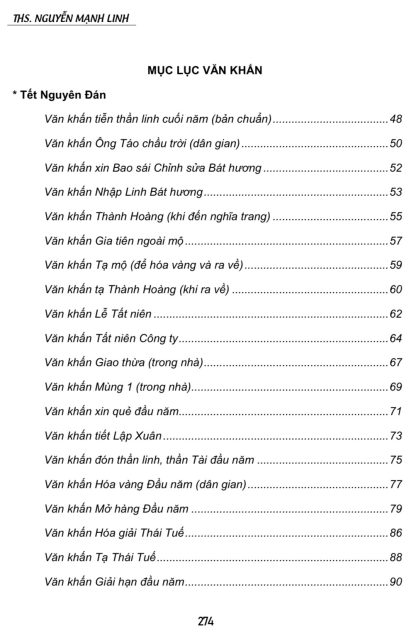 Văn Khấn Bách Gia Thực Dụng - Ths Nguyễn Mạnh Linh - Hình ảnh 2