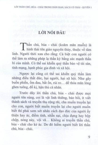 Lời Thần Chú Bùa Chài Trong Dân Gian Sách Cổ Thái - Hoàng Trần Nghịch - Hình ảnh 5