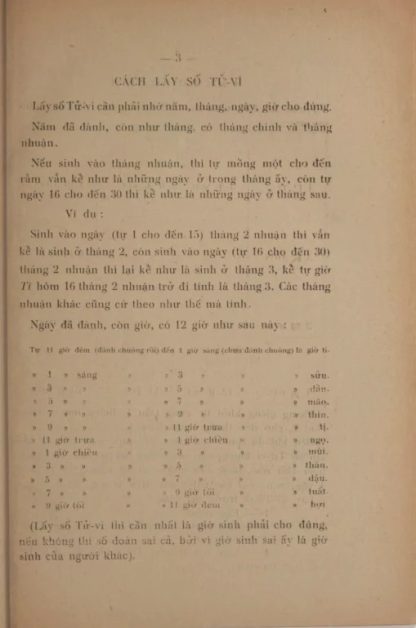 Số Tử Vi Dạy cách lấy số tử vi và dạy cả cách đoán - Chiêu Đẩu - Hình ảnh 3
