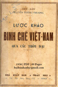 Lược Khảo Binh Chế Việt Nam Qua Các Thời Đại