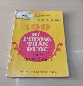 100 Bí Phương Thần Dược Chữa Thương Khoa