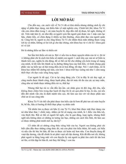 Tử Vi Đại Toàn - Thái Đình Nguyên - Hình ảnh 2