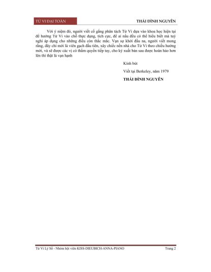 Tử Vi Đại Toàn - Thái Đình Nguyên - Hình ảnh 3