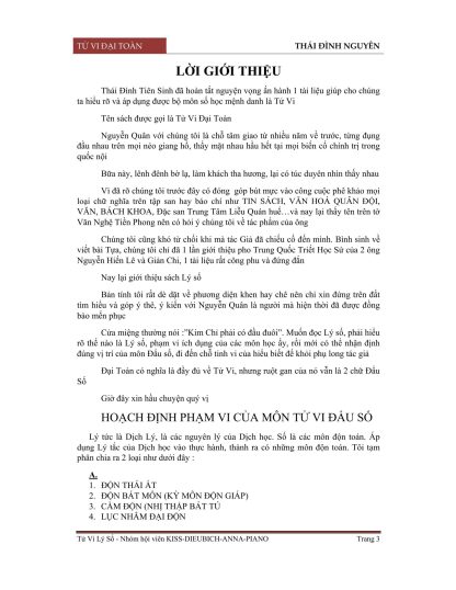 Tử Vi Đại Toàn - Thái Đình Nguyên - Hình ảnh 4