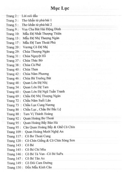 Sách Tam Phủ Công Đồng Tứ Phủ Vạn Linh - Hình ảnh 2