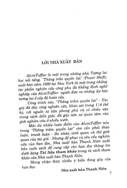 Thăng Trầm Quyền Lực - Alvin Toffler (2 Tập) - Hình ảnh 2