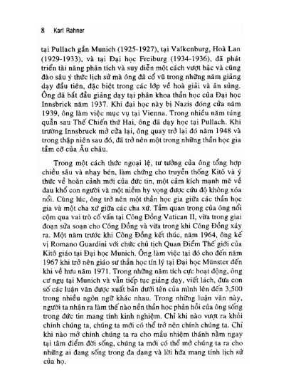 Sách Thần học – Karl Rahner - Hình ảnh 5