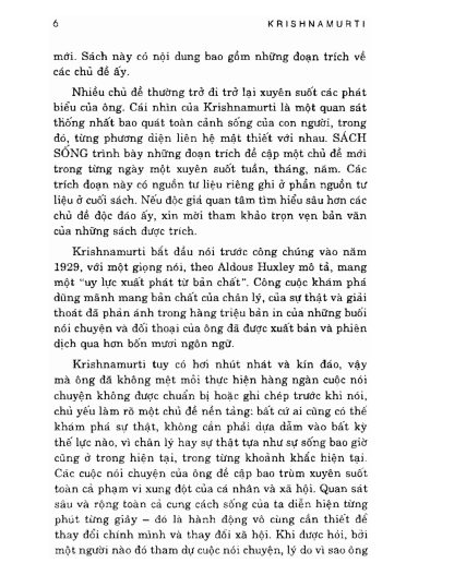 Sống Thiền 365 Ngày - J. Krishnamurti - Hình ảnh 3