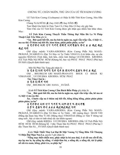 Mật Tông Tâm Pháp Uế Tích Kim Cang Đà La Ni - Hình ảnh 2