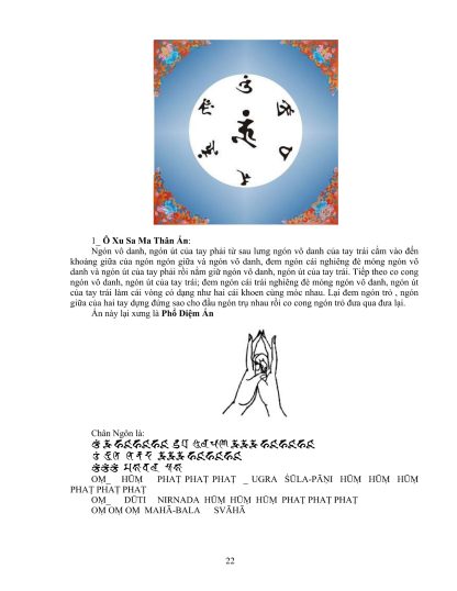 Mật Tông Tâm Pháp Uế Tích Kim Cang Đà La Ni - Hình ảnh 6