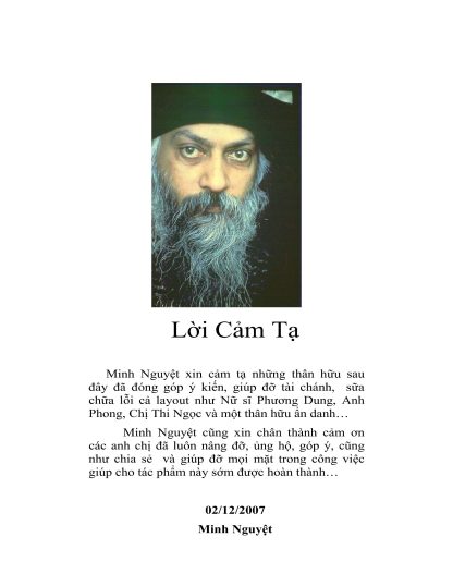 Đại Thủ Ấn (bàn về Thánh ca của Tổ mật tông Tilopa) - Nansen Osho - Hình ảnh 4