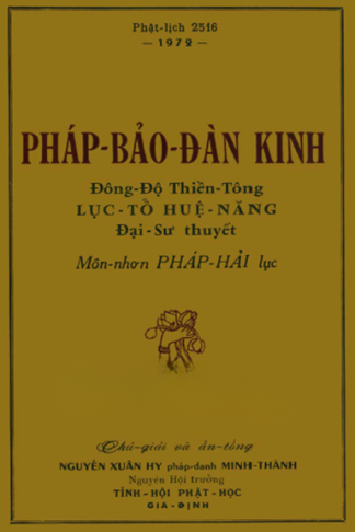 Pháp Bảo Đàn Kinh - Lục Tổ Huệ Năng