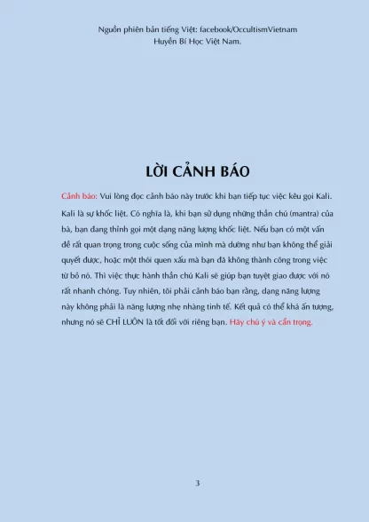 Thuật Triệu hồi quyền lực bóng tối của Kali Ma - Baal Kadmon (Bản Dịch) - Hình ảnh 6