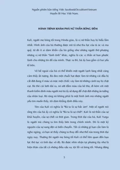 Thuật Triệu hồi quyền lực bóng tối của Kali Ma - Baal Kadmon (Bản Dịch) - Hình ảnh 4