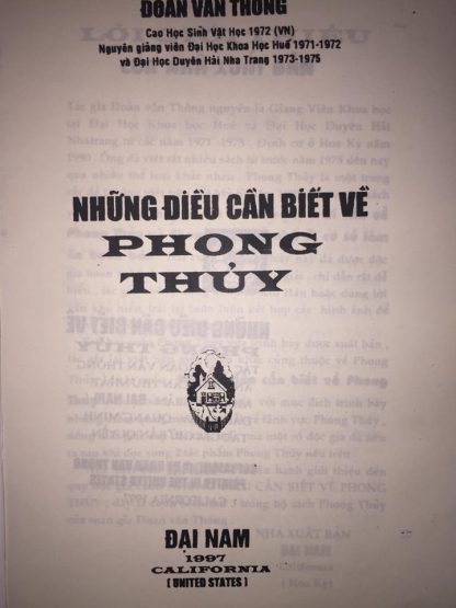 Những Điều Cần Biết Về Phong Thủy - Đoàn Văn Thông - Hình ảnh 7