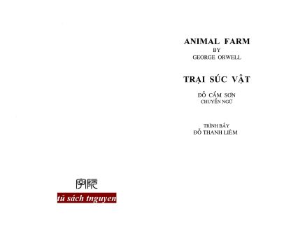 Trại Súc Vật - George Orwell - Hình ảnh 2