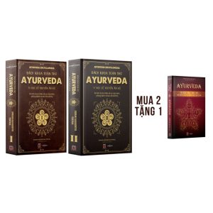 Combo 3 Cuốn Bách Khoa Toàn Thư Ayurveda 2 Tập Và Ayurveda Cân Bằng Thân Tâm Trí