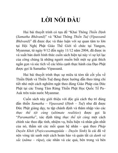 Khai Thông Thiền Định Và Thiền Tuệ - Pa Auk Sayadaw & Tiến Sĩ Mehm Tin Mon - Hình ảnh 2
