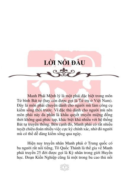 Bát Tự Manh Phái Mệnh Lý Sơ Cấp - Đoàn Kiến Nghiệp  - Ảnh 2