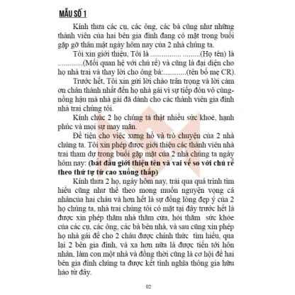 Mẫu Phát Biểu Trong Lễ Cưới - Lâm Phương - Hình ảnh 3