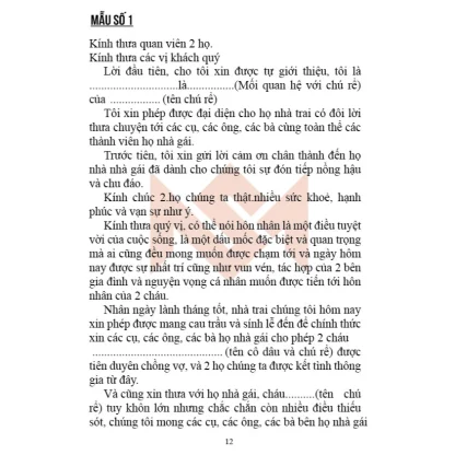 Mẫu Phát Biểu Trong Lễ Cưới - Lâm Phương - Hình ảnh 4