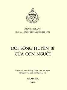 Đời Sống Huyến Bí Của Con Người - Bạch Liên